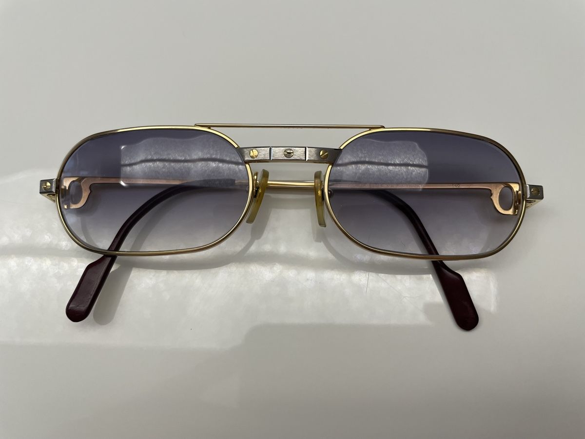 Cartier Occhiali & Lenti: Lunettes Cartier Santos Or – Usato da Bottens venduto da 2Lens 5