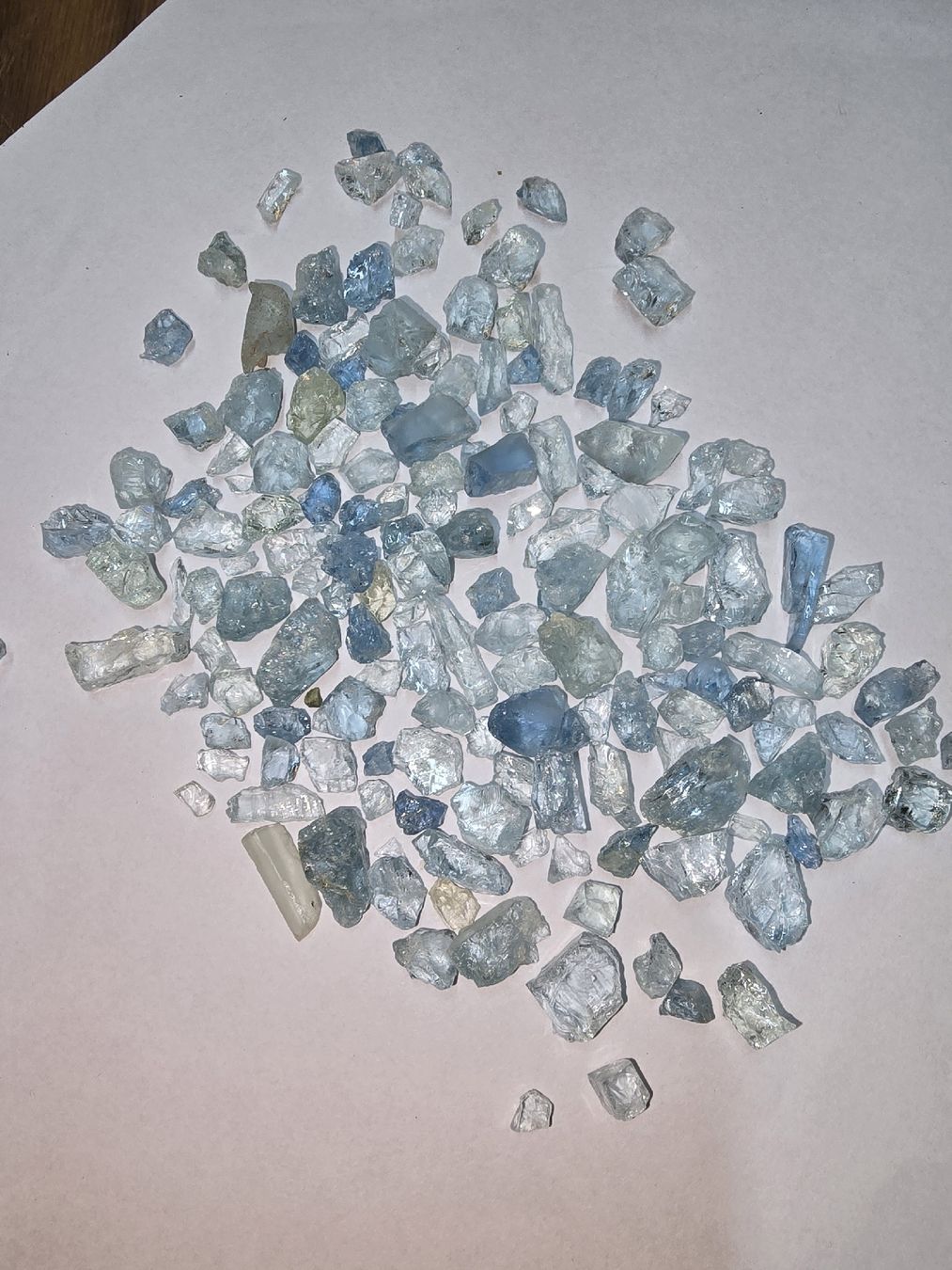 Pietre preziose: Blauer Topas Rohsteine Konvolut 250ct – Usato da Rorschach venduto da TimelessTrading 2