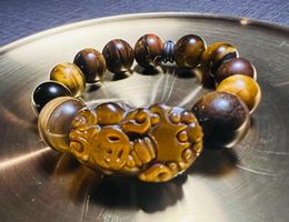 Tiger 👁️ EdelStein ARMBand...positiv für Körper & Psyche...