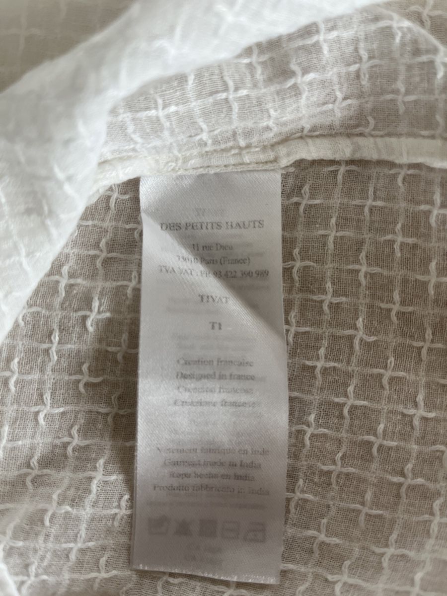 Tops: Top blanc la Petite Étoile - T 1 – Gebraucht aus Stallikon von lasm 5