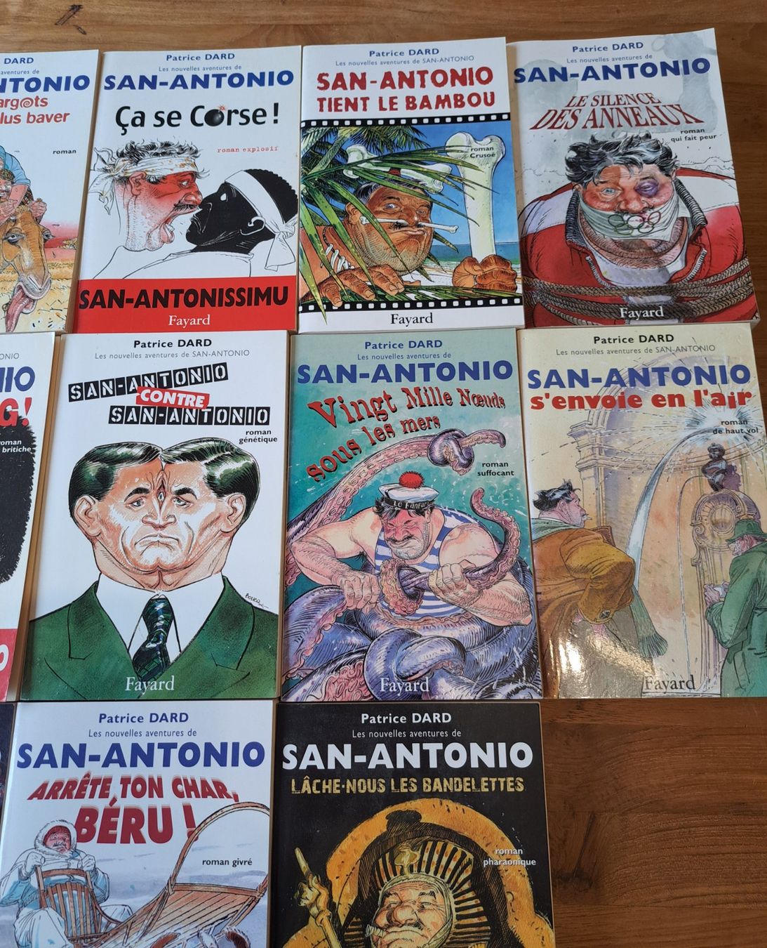 Bücher: San Antonio Patrice Dard 1-16 + 19 – Gebraucht aus Biel/Bienne von ESOXMAN 2