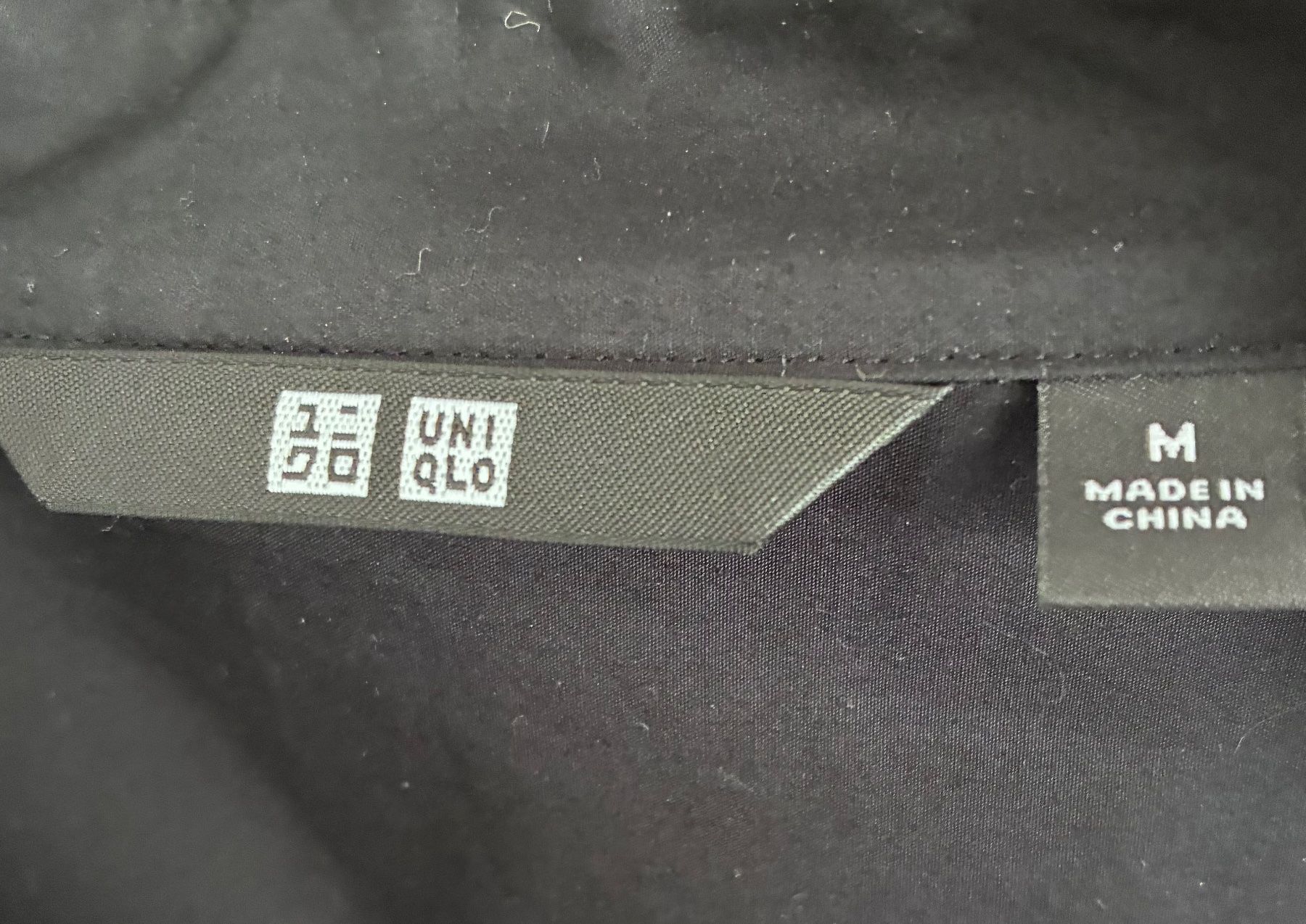 Uniqlo Kleider: Hemdblusenkleid, schwarz – Gebraucht aus Dietikon von negodium 2
