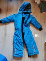 Winteroverall blau gefüttert Grösse 86 gebraucht