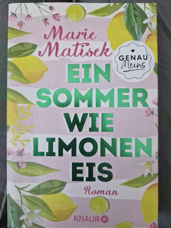 Marie Matisek Ein Sommer wie Limoneneis Amalfi (Gebraucht) in Neuhausen Marie Matisek Ein Sommer wie Limoneneis Amalfi (Gebraucht) in Neuhausen