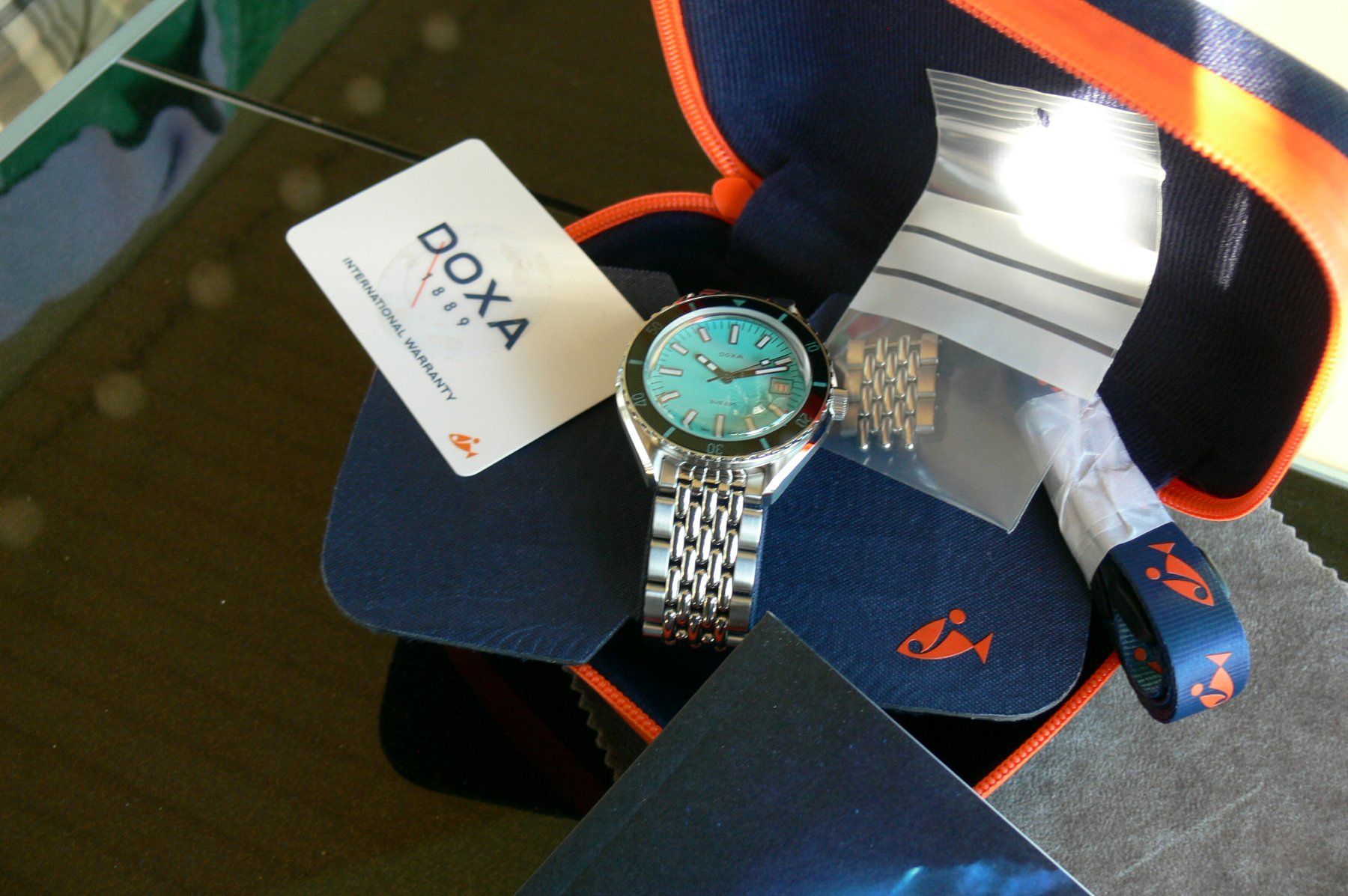 Doxa Orologi: DOXA Sub 200 Professional Diver Türkis Dial   799.10.241.10 – Nuovo e nell'imballaggio originale da Remigen venduto da Kelias 8