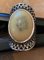 Extravaganter seltener MODESCHMUCK-Ring, silber, 1.8cm