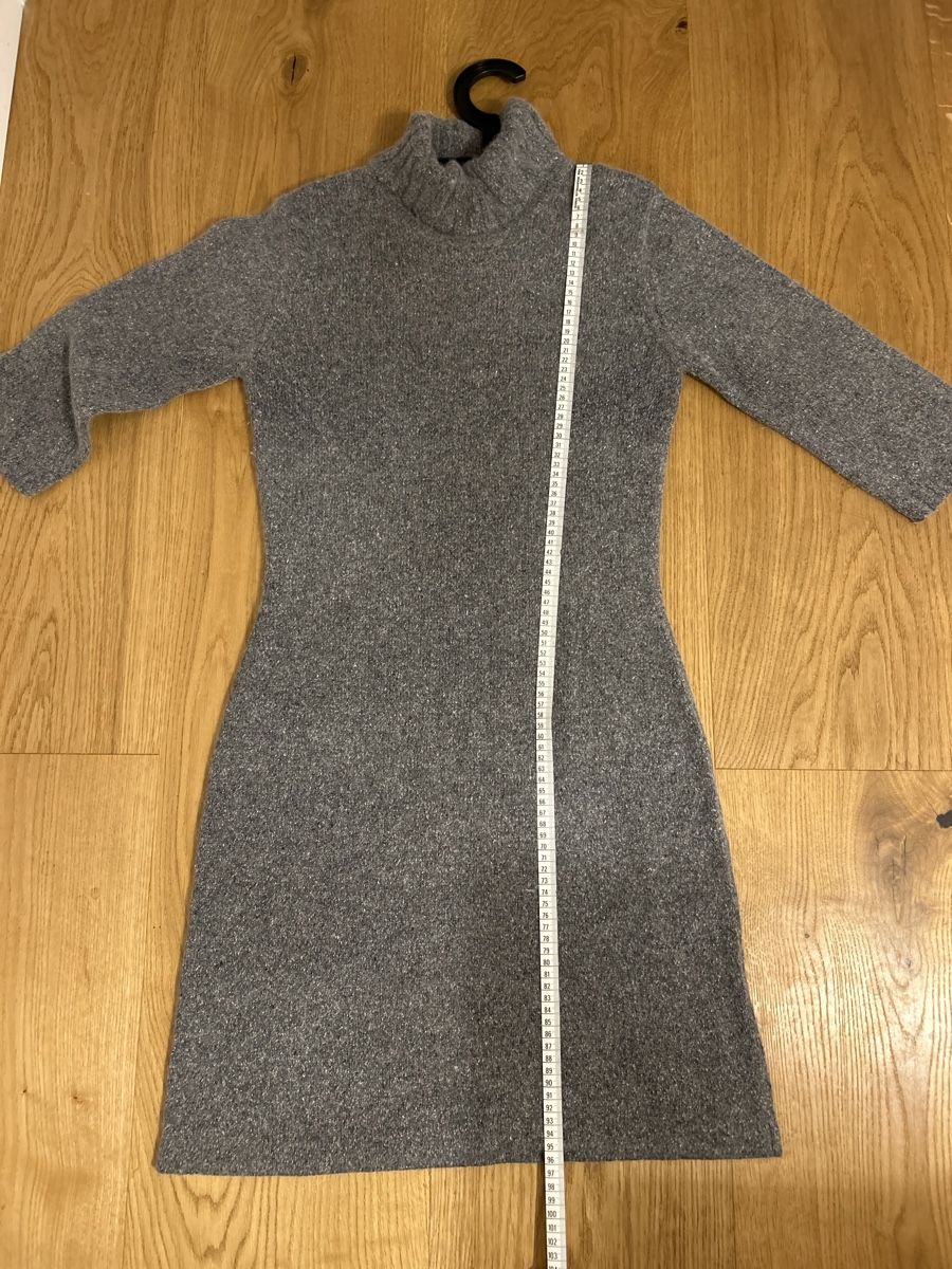 Kleider: Strickkleid grau mit 3/4 Ärmel  – Gebraucht aus Magden von ctw_mp7b 4