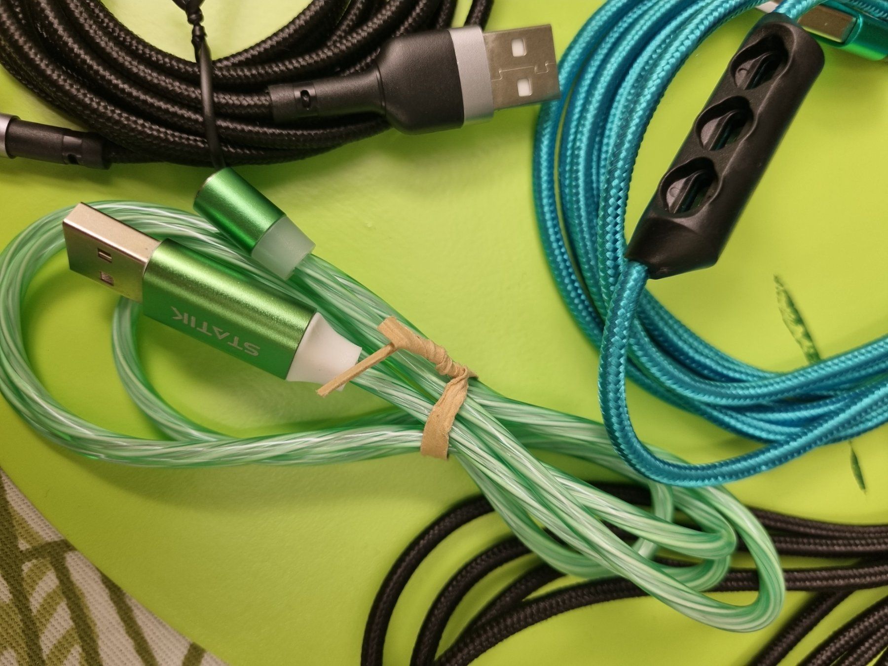 Cavi: 7 Stück Ladekabel USB für iPhone/Type C und Micro – Nuovo (secondo la descrizione) da Zofingen venduto da Felpa 2