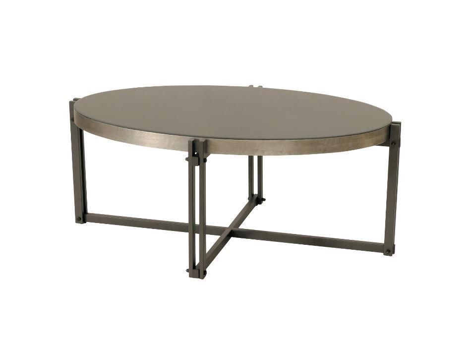 Tische: Vintage Couchtisch Alu /glas – Gebraucht aus Wallisellen von kingschair