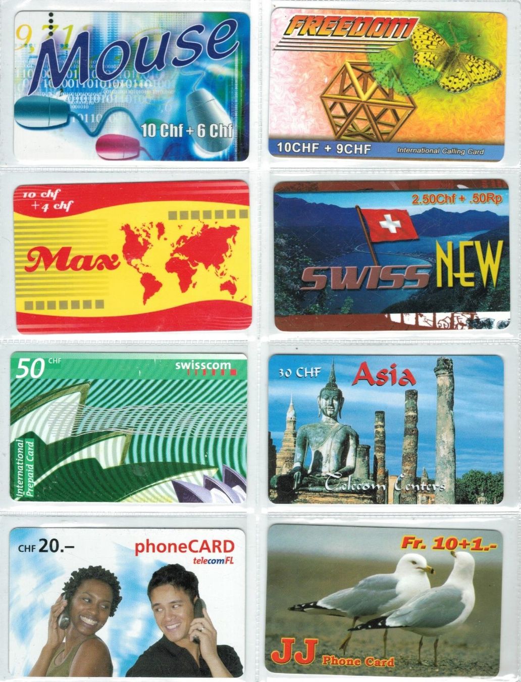 Telefon- & Taxkarten: 8 Prepaid Telefonkarten Schweiz – Gebraucht aus Zürich von tol_b7c7
