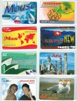 8 Prepaid Telefonkarten Schweiz