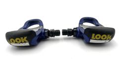 LOOK PP256 Multitensor Rennvelo Klickpedale blau Vintage