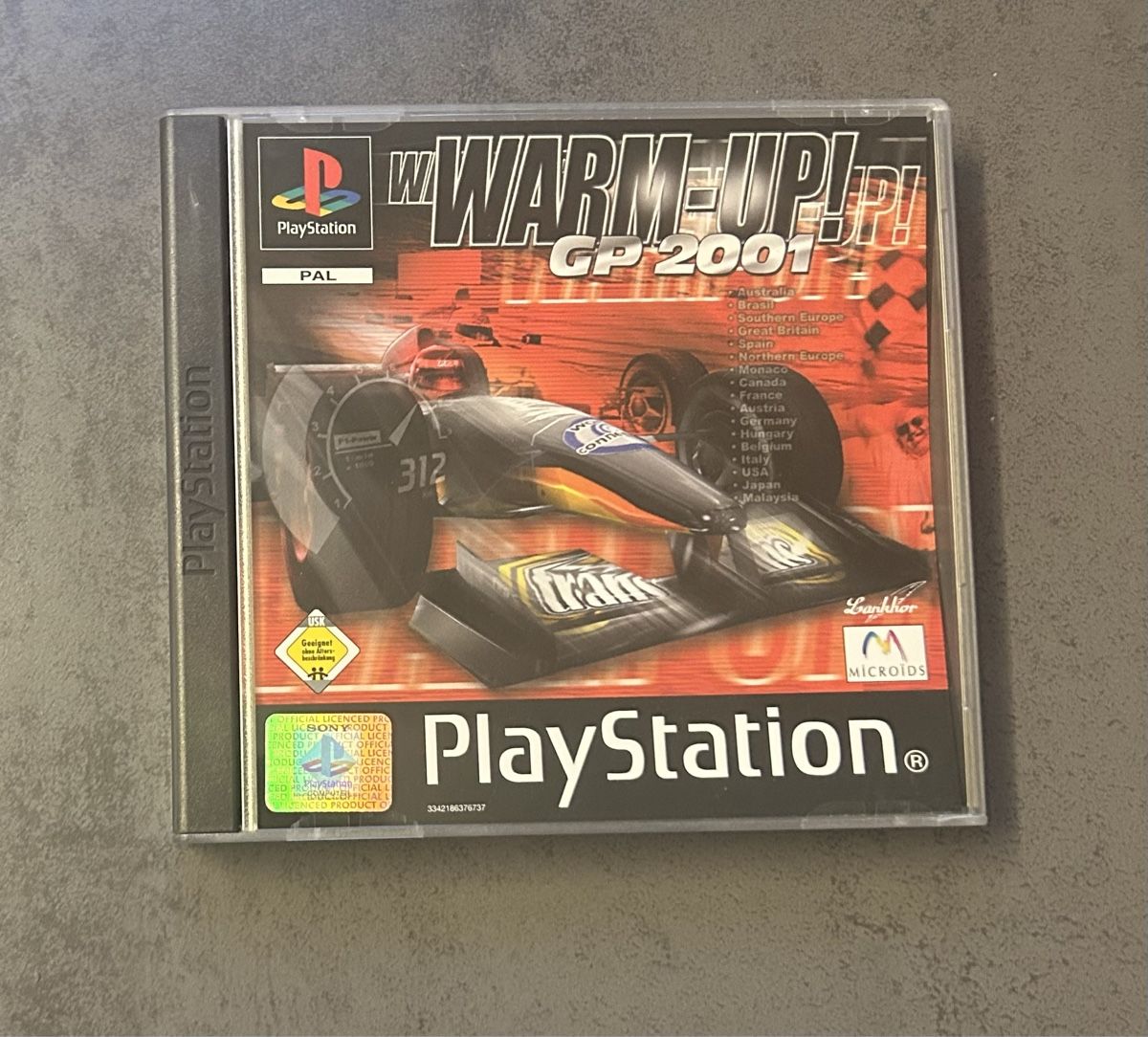 Giochi: Warm Up! GP 2001 Formel 1 PS1 Game – Usato da ulisbach venduto da efbtr