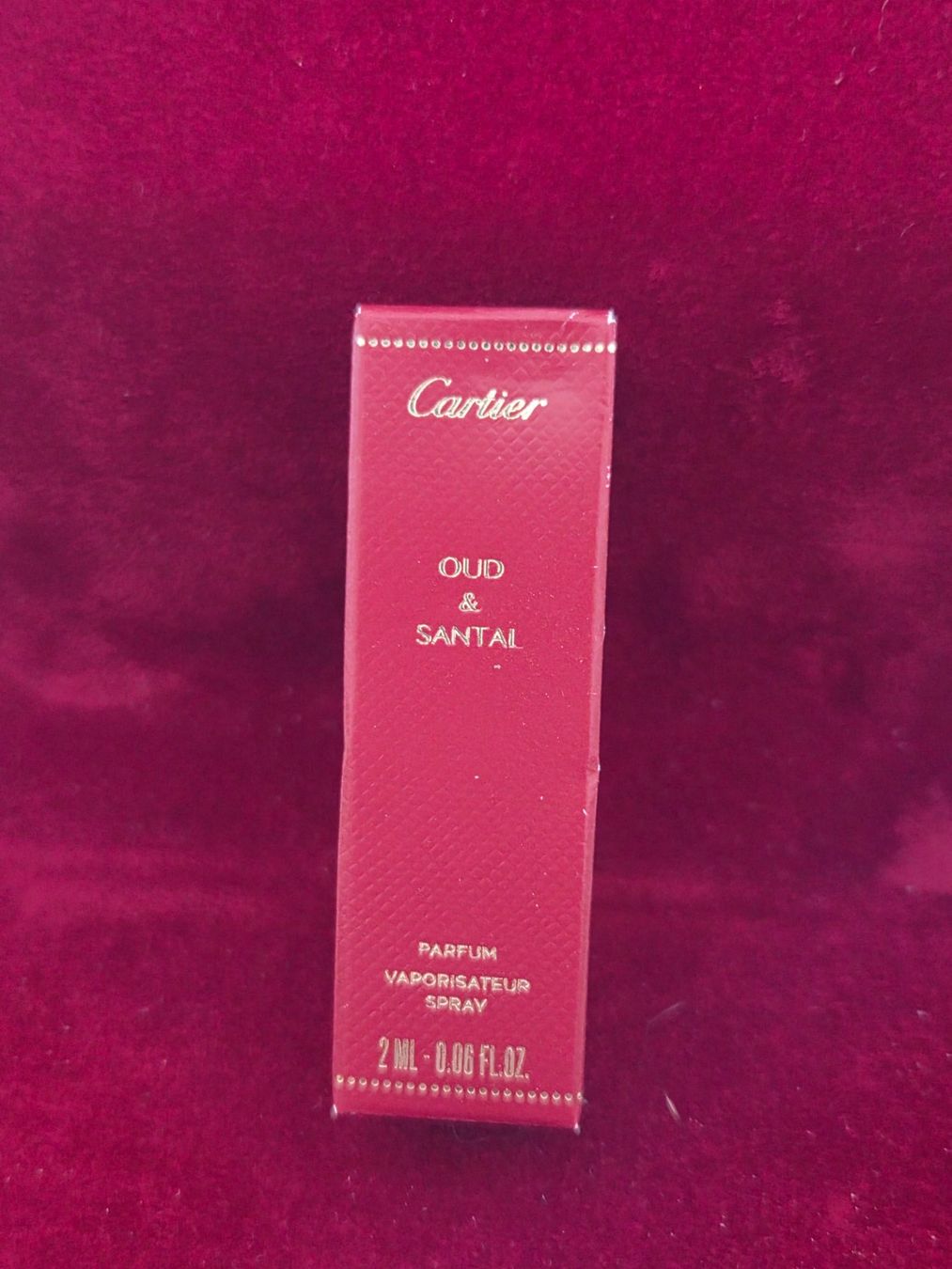 Cartier Profumi & Eau de Toilette: Cartier Oud & Santal Eau de Parfum 2ml neu – Nuovo e nell'imballaggio originale da Zürich venduto da fairplayer_zurich