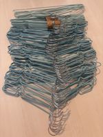 Drahtkleiderbügel hellblau 40x19cm 10 Stk. neu