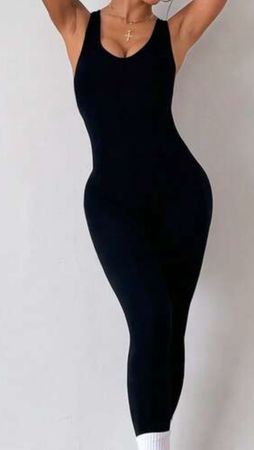 Schwarzer Catsuit/Jumpsuit, Grösse S, ideal für Party!