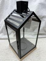 Lanterne décorative en métal et verre, comme neuve!