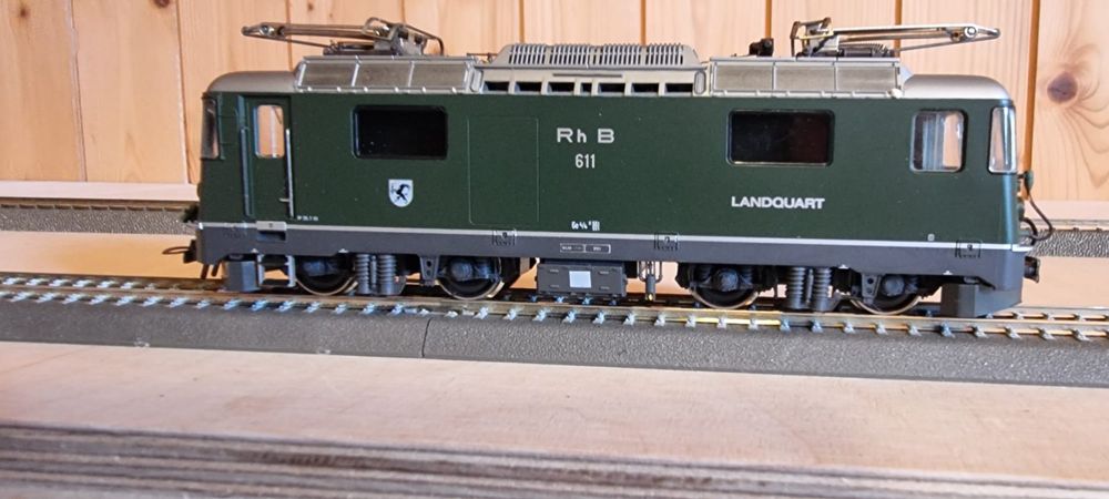 Bemo Modelleisenbahnen: BEMO 1258 111 RhB Ge 4/4 II 611 Lanquart DIGITAL – Gebraucht aus Sattel von B7u 1