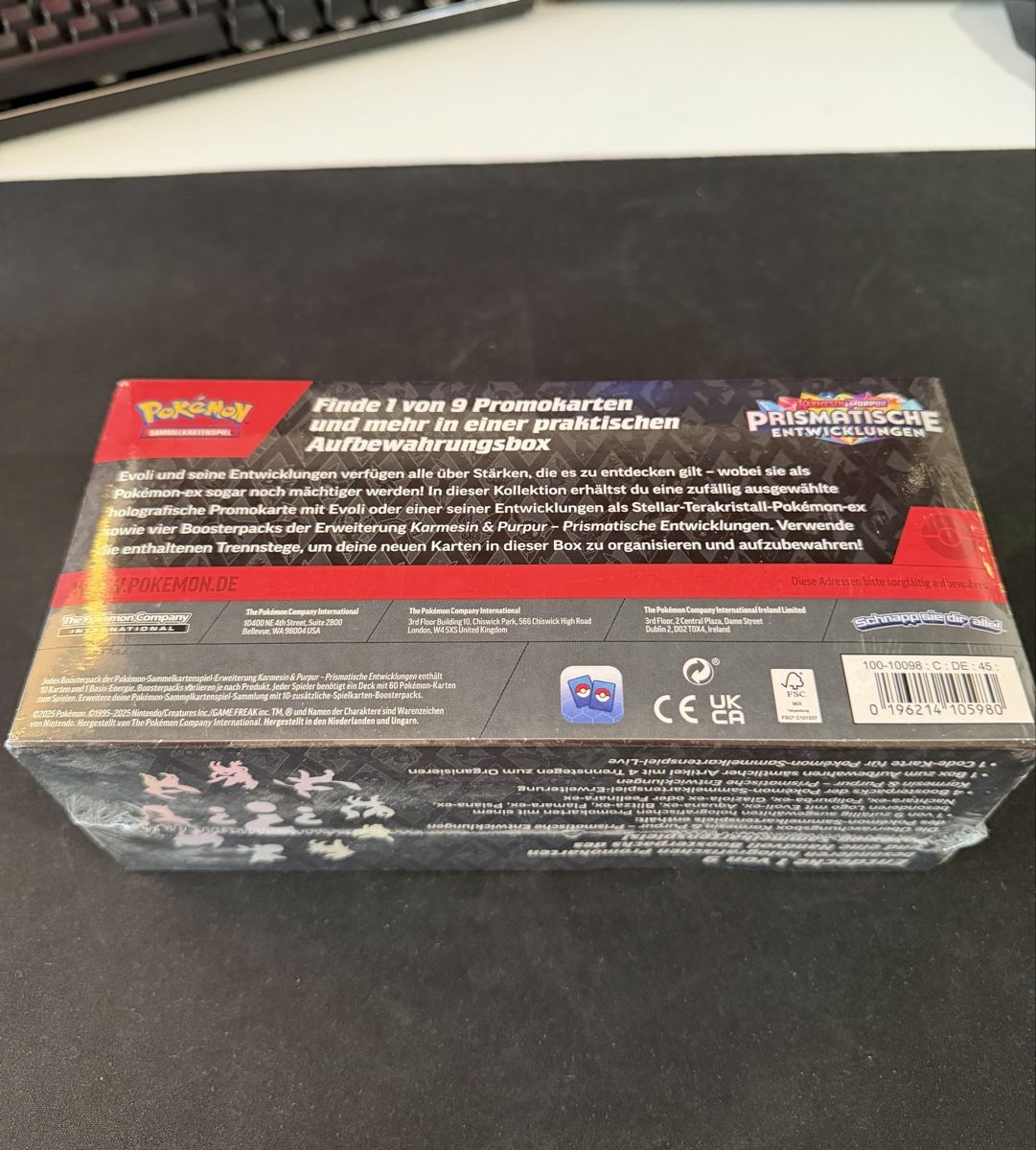 Pokémon Carte collezionabili: Pokemon Prismatic Evolution Surprise Collection Box – Nuovo e nell'imballaggio originale da Wil SG venduto da shinycardboard 2