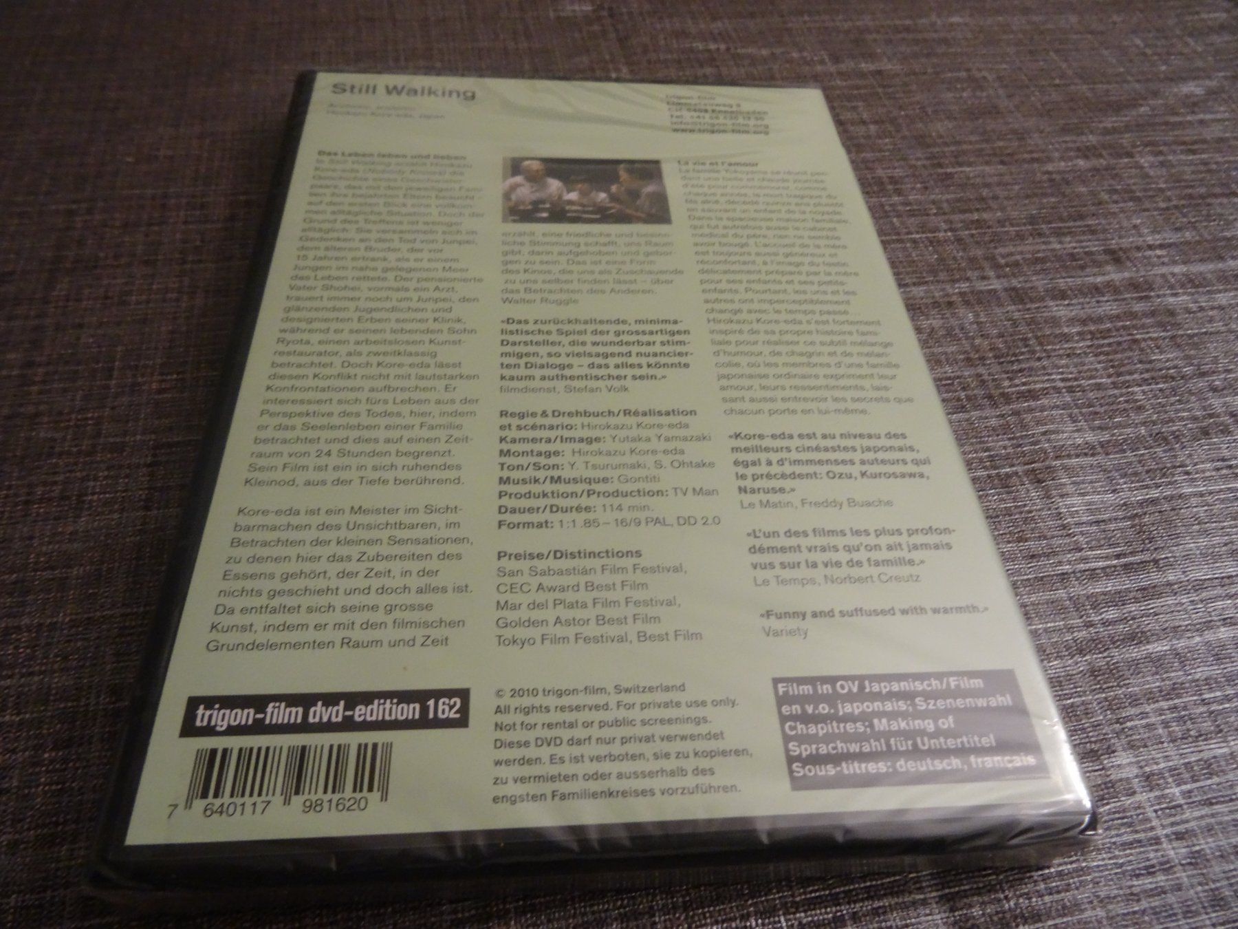 Tutti i DVDs: Still Walking - Kore-eda Hirokazu - DVD - NEU – Nuovo e nell'imballaggio originale da Olten venduto da Disc-Verkauf 1