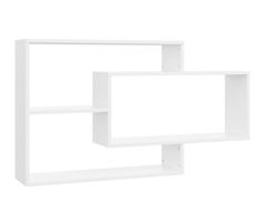 Wandregal weiss modern 3 Fächer