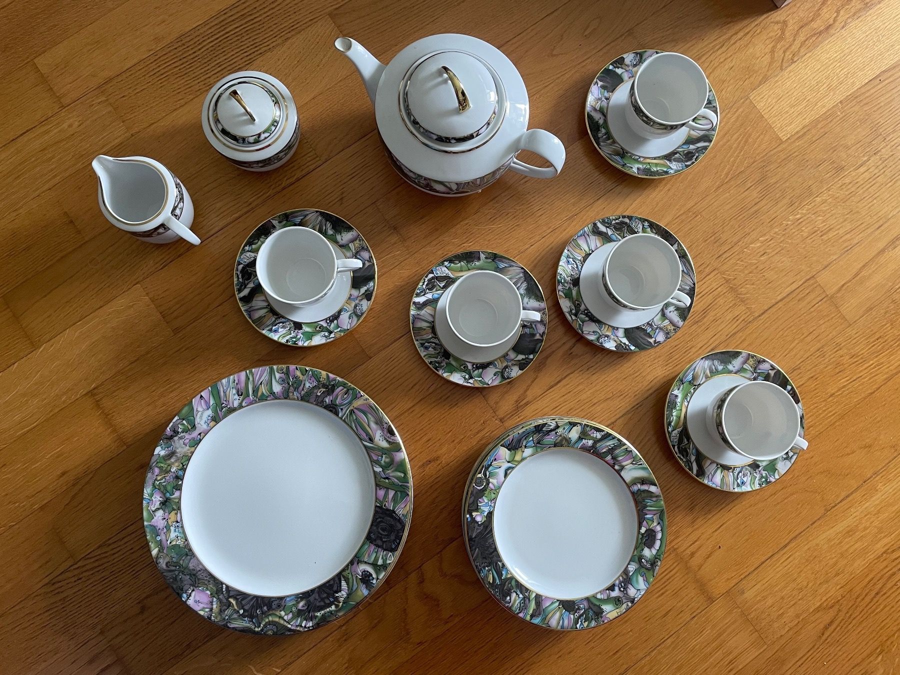 Winterling Set di piatti: Kaffeeservice Winterling Schwarzenbach – Usato da Zürich venduto da silab69 1