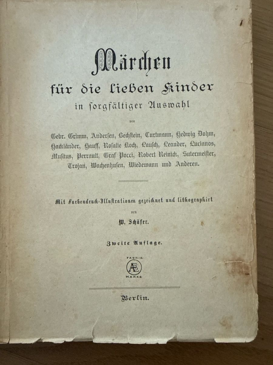 Libri: Antikes Märchenbuch – Usato da Neuhausen venduto da DELY 2