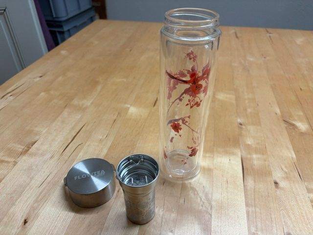 Borracce & Thermos: Tee-Thermosflasche FLOWTEA, Cherry Blossom, Made by Eigenart – Usato da Basel venduto da romaz61 4