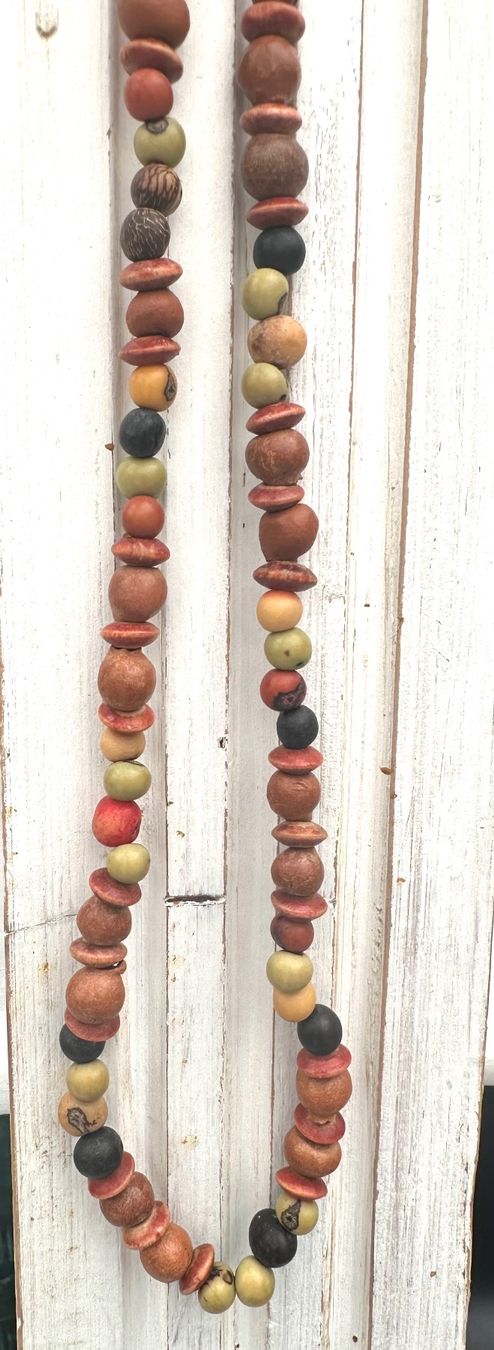 Colliers: 🟢 collier perles graines / Halskette aus Samen – Neuf (Voir description) à Fribourg par Meta26 4