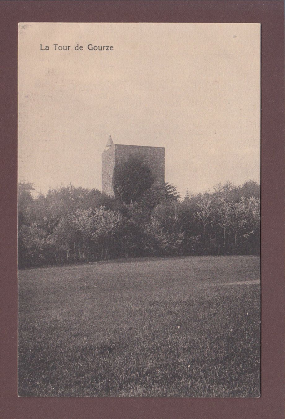 Ansichtskarten: Tour de GOURZE - 1917 – Gebraucht aus Pully von nicecards