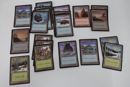 Magic Sammlung verschiedene Arten von Ländern