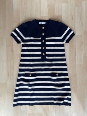 Zara robe marinière S