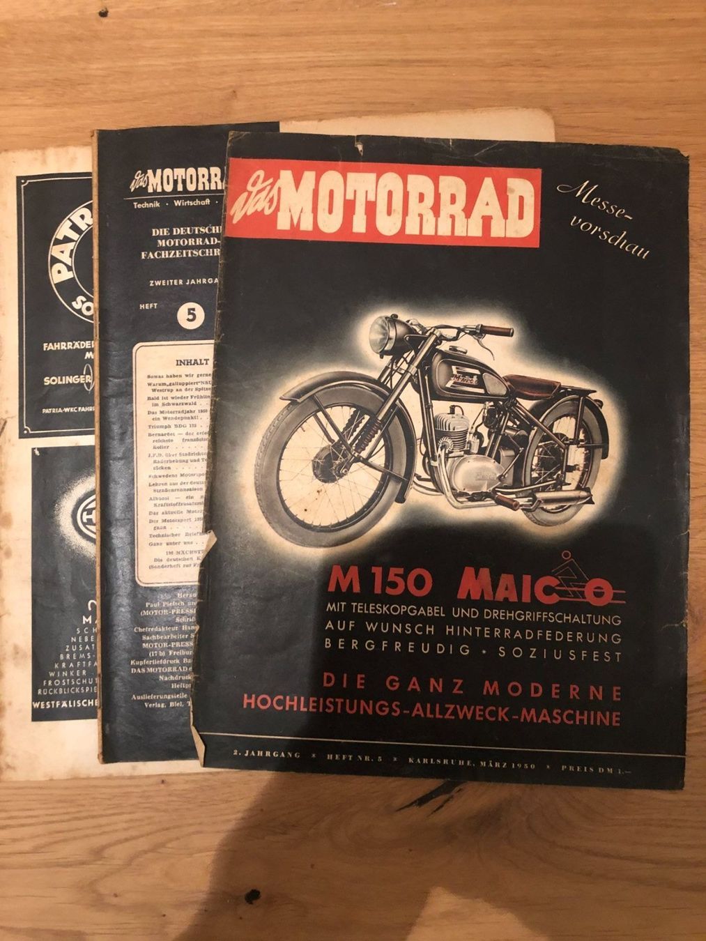 Riviste & Magazine: Das Motorrad 1950 Nr5 – Usato da Läufelfingen venduto da Columbus06 2