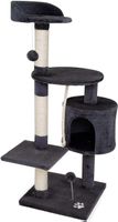 Kratzbaum Katzenbaum Kratzturm 4 Ebenen Höhle Sisal 112cm