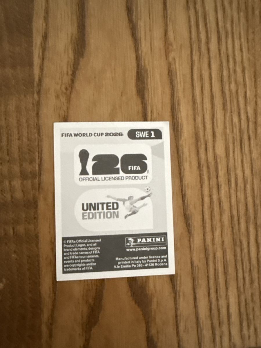 Panini Carte collezionabili: FIFA WM 2026 Sticker Schweden  – Usato da Frenkendorf venduto da emi_jg7b 1