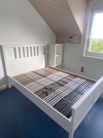 Bettgestell weiss inklusiv Lattenrost guter Zustand