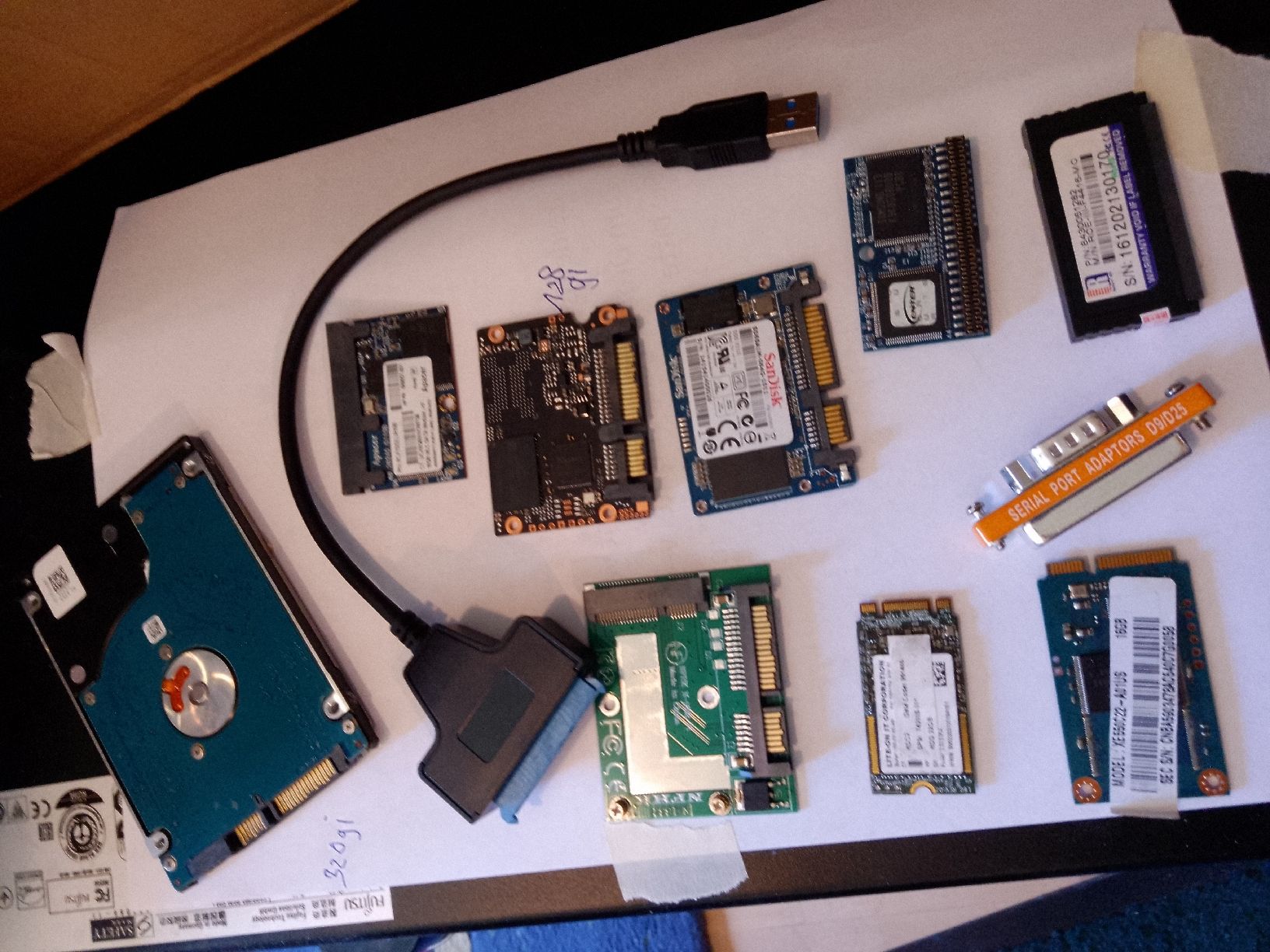 PC: 11 stk Sata Speicher etc.module diverse – Nuovo (secondo la descrizione) da wila venduto da audi48 2