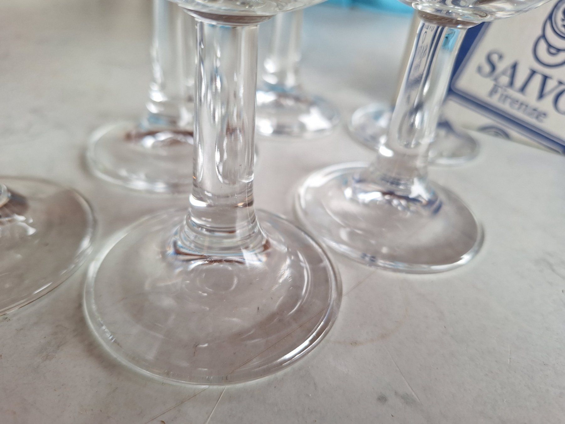 Bicchieri: 6 STK WEISSWEINGLÄSER PETUNIA – Usato da Huttwil venduto da Kunterbuntli 2