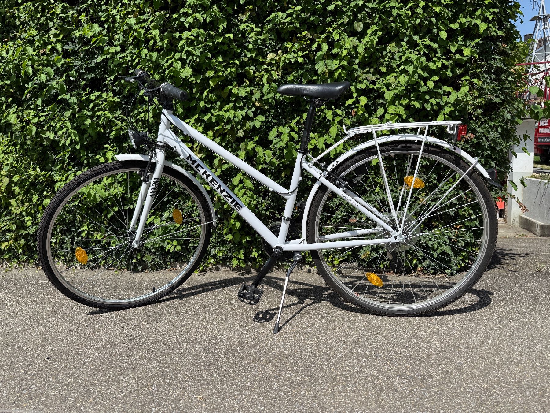 weißer fahrradhelm Ferox II - Weiß Farbe:Glänzendes Grün Cube STEREO HYBRID 140 C