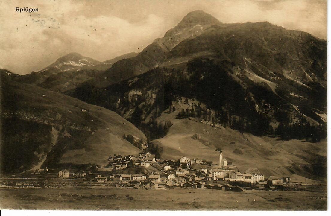 Cartoline postali: Splügen  1919 – Usato da Hochdorf venduto da Ziegel-16