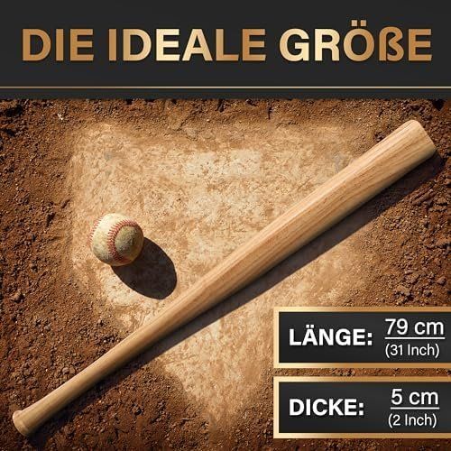 Altri accessori: Baseballschläger Holz oder Aluminium Rutschfester Griff – Nuovo e nell'imballaggio originale da Hundwil venduto da Stallone6 3