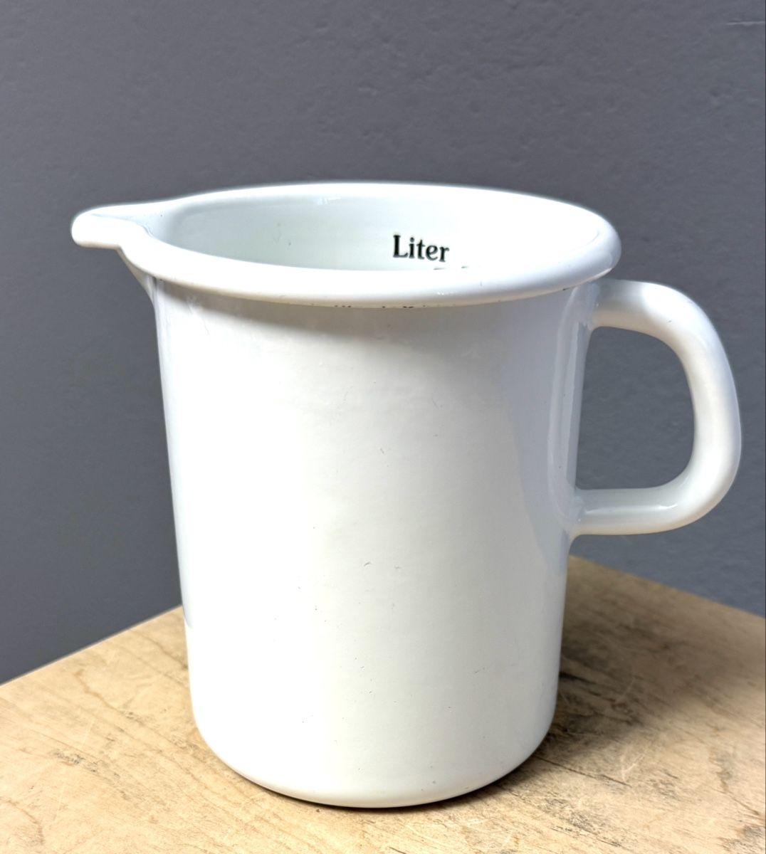 Elettrodomestici da cucina: Messbecher Riess Emaille 6 dl weiss – Usato da Rothrist venduto da Luckywinner 6
