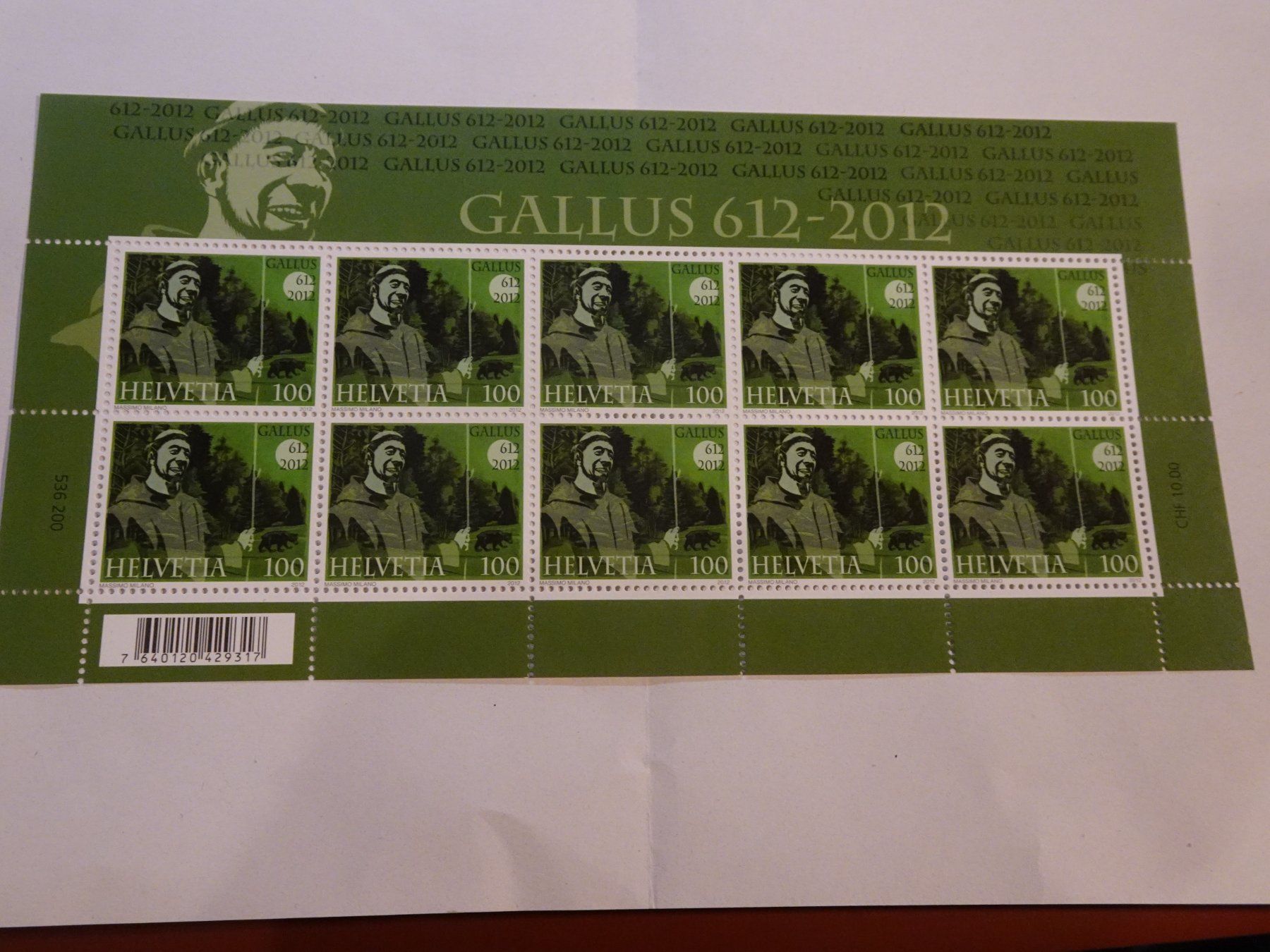 Tutti i francobolli: 2012, KLEINBOGEN, GALLUS, POSTFRISCH – Nuovo (secondo la descrizione) da Eschenbach SG venduto da eDaisy