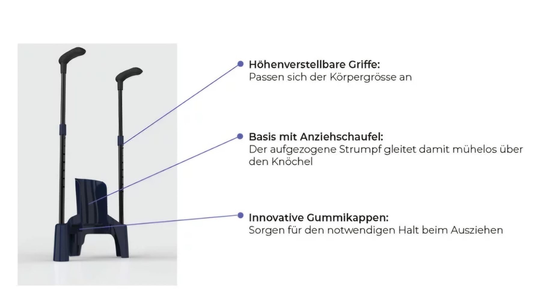 Sigvaris Attrezzature mediche: Sigvaris Anziehhilfe Stützstrümpfe – Nuovo (secondo la descrizione) da Winznau venduto da banditgsf 3