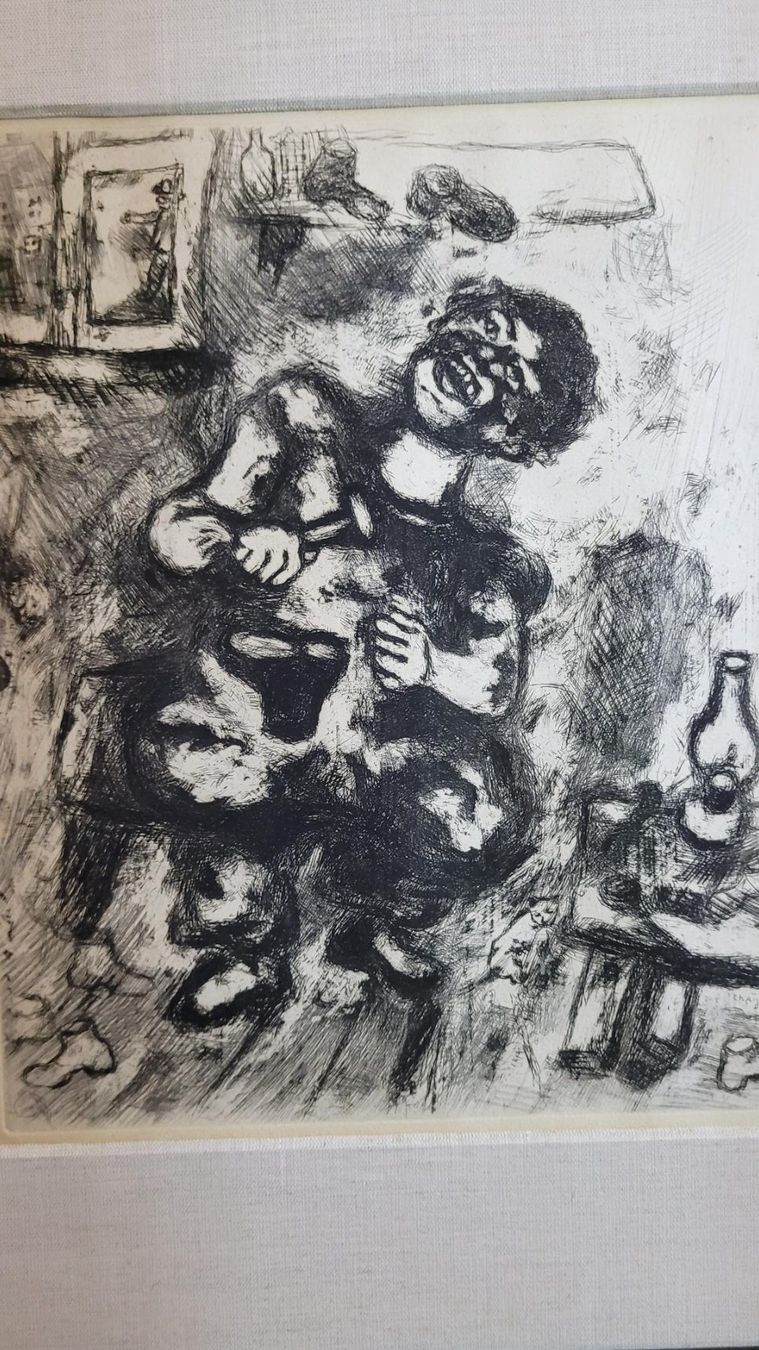Grafica & Litografie: *** CHAGALL MARC, "Der Schuster", Kaltnadelradierung *** – Usato da Luzern venduto da Luzern1 2