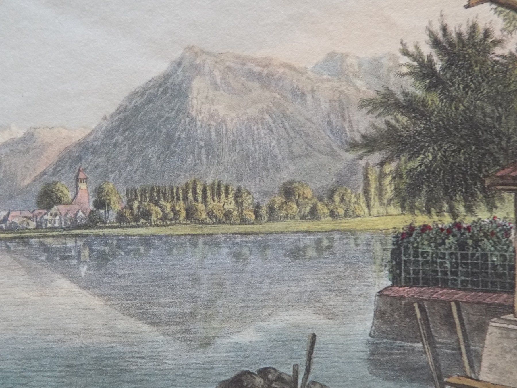 Stiche: View on the lake of Thun – Gebraucht aus Risch von Rischli15 4