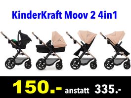 🔴 Kinderwaagen KinderKraft Moov 2 Eva 4in1 /354B