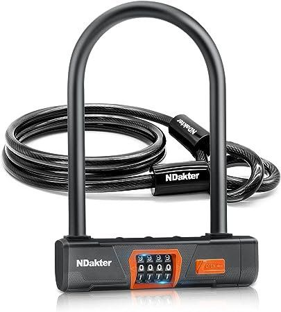 Fahrradschloss Mit Zahlencode 4-stellig - Diebstahlsicher Für E-Scooter & Fahrräder