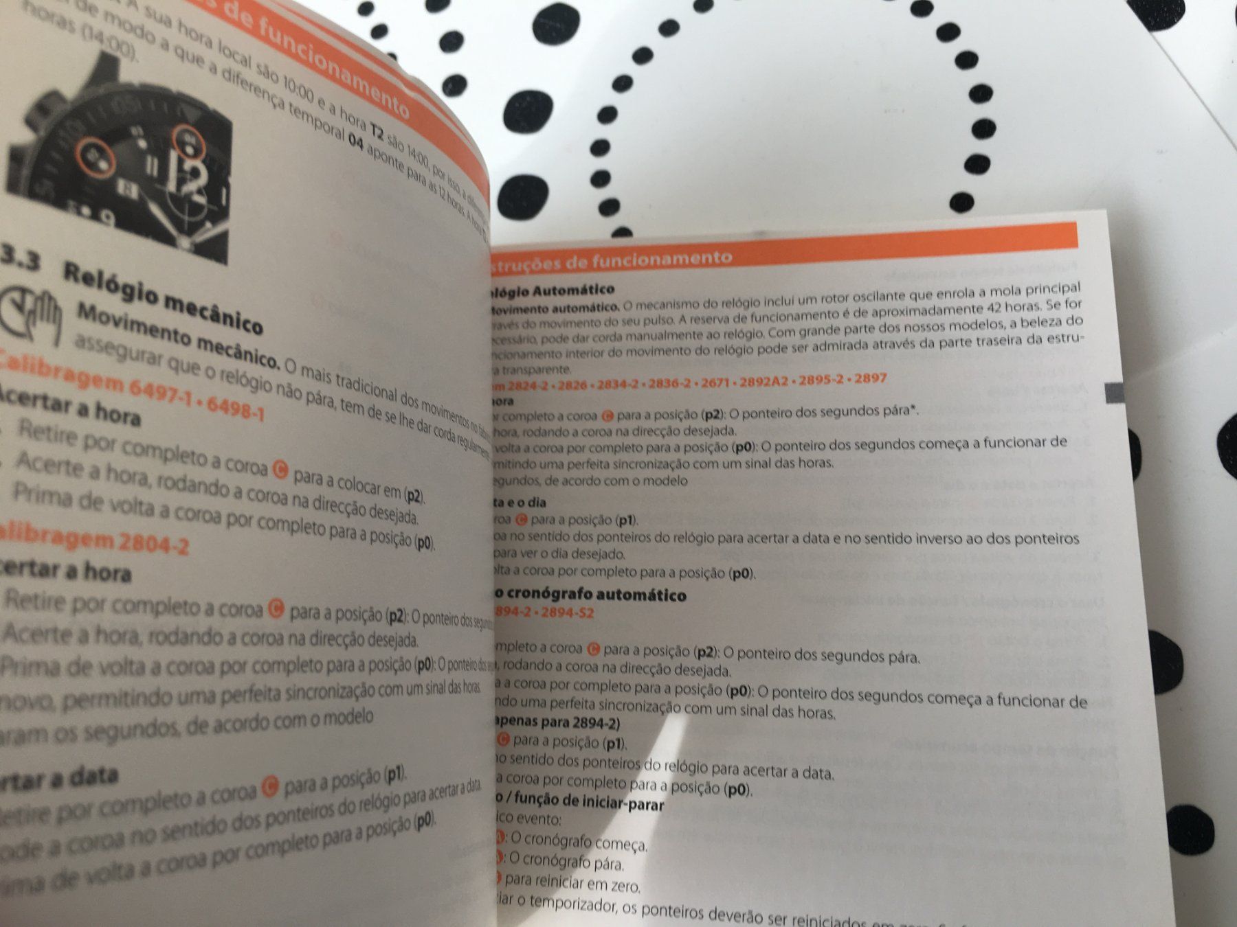 Documenti: HAMILTON ORIGINAL - GENERAL OPERATING INSTRUCTIONS MANUAL ! – Usato da Epalinges venduto da dream-watch 5
