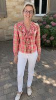 RALPH LAUREN | blouse carreaux rose vert bohème Y2K | XS